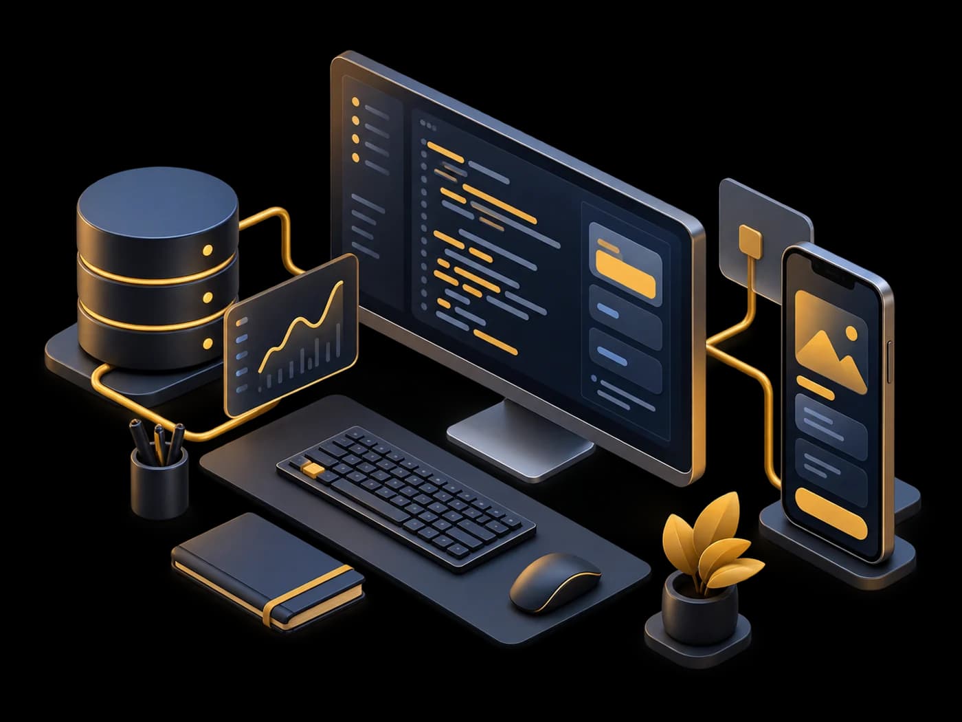 Illustration of Web Developer Johannesburg services